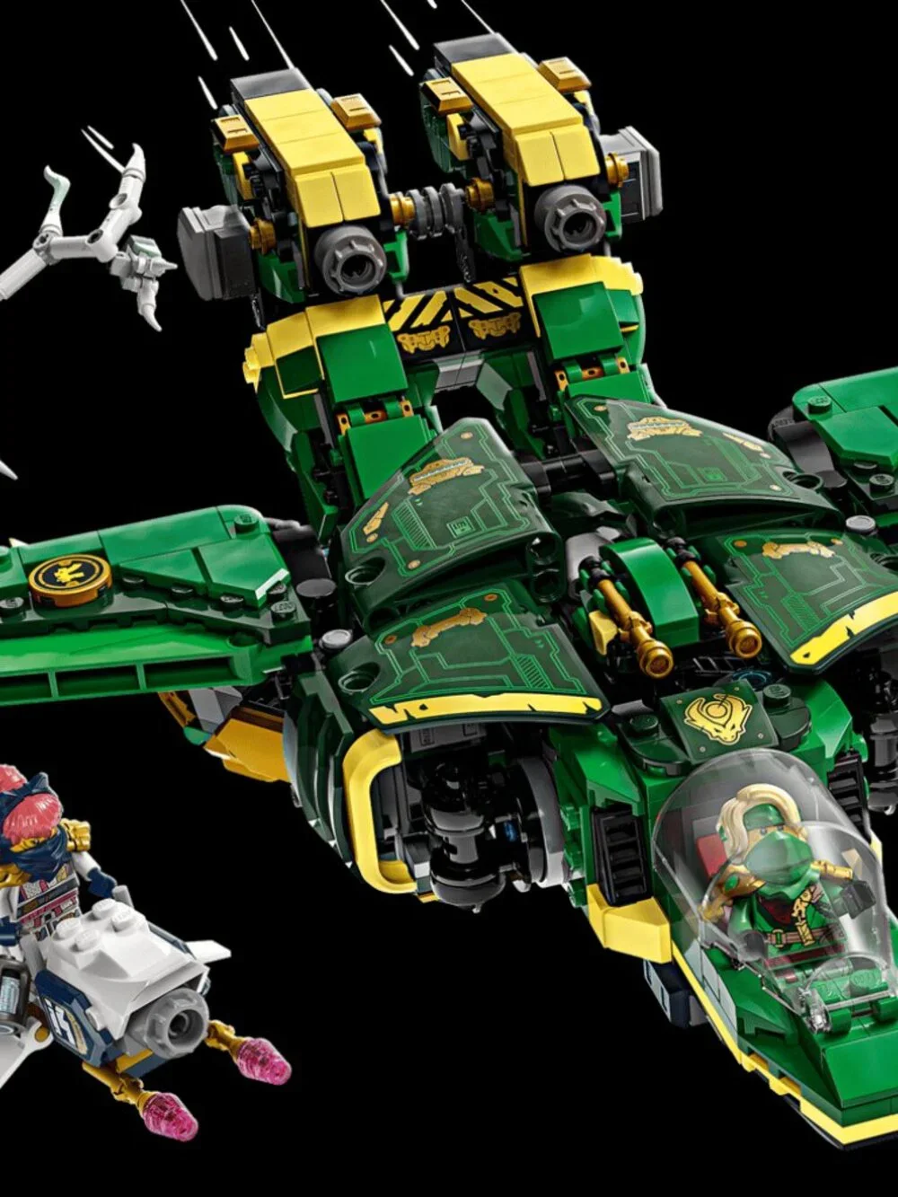 New & Sealed Lego NINJAGO Lloyd's Jet Mech Collectible Set 71845